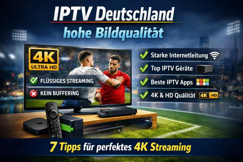 IPTV Deutschland hohe Bildqualität