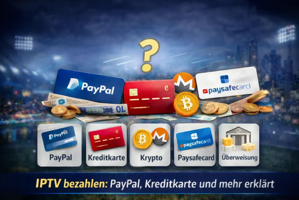 IPTV Zahlungsmethoden Deutschland